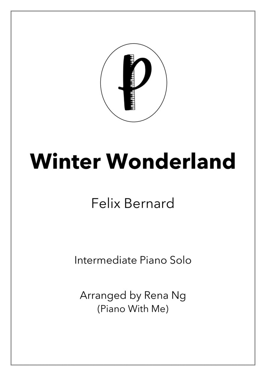 Winter Wonderland Piano Solo scores gallery preview page 1