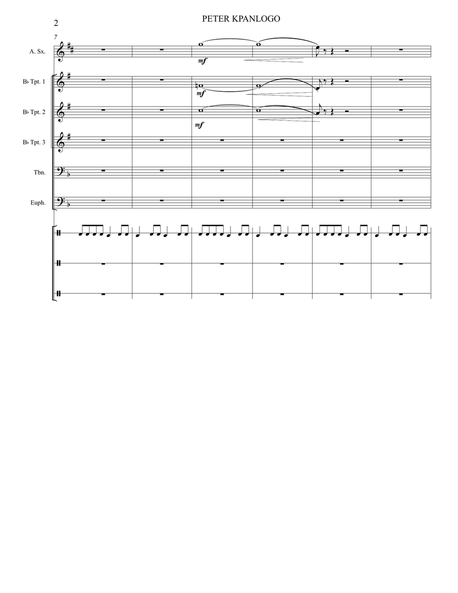 Peter Gunn Jazz Ensemble scores gallery preview page 3