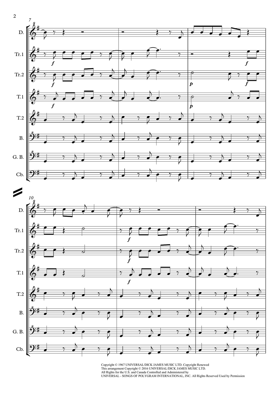 Love is all around (for recorder orchestra) Recorder scores gallery preview page 2