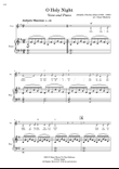 O Holy Night - Voice and Piano - G Major - W/Chords (Full Score and Parts)