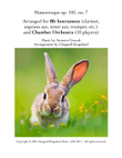 Dvorak Humoresque - arr. for Instrumental Soloist (in Bb) and Chamber Orchestra