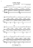 O Holy Night - Flute and Piano - W/Chords (Full Score and Parts) mini preview