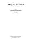 Mary, Did You Know? mini preview