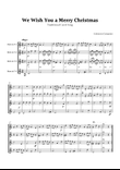We Wish you a Merry Christmas for Horn in F Quartet with Chords mini preview