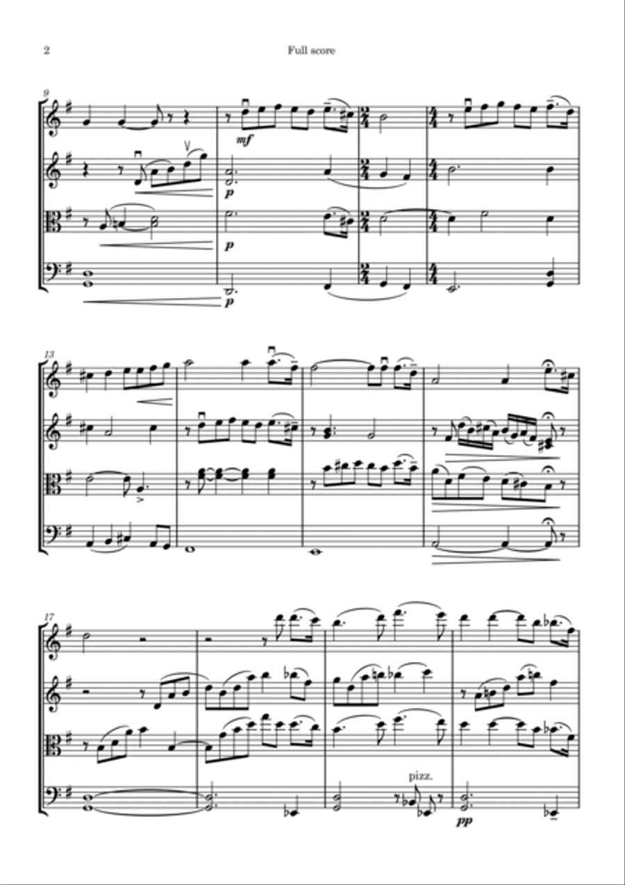 Nessun Dorma Cello scores gallery preview page 2