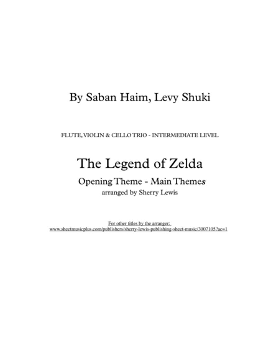The Legend Of Zelda Flute scores gallery preview page 2