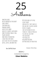 25 Easy Worship Anthems for SATB Choir - W/Chords (Book 2) 4-Part scores gallery preview page 3