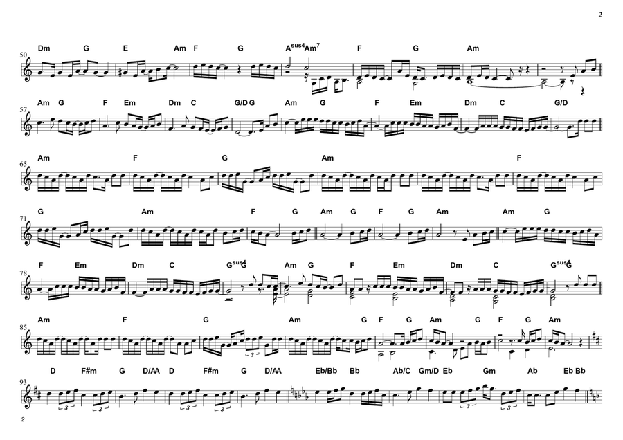 Musica E' Musica E' Piano scores gallery preview page 3