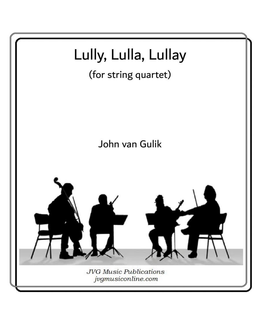 Lully Lulla Lullay - String Quartet String Quartet scores gallery preview page 1