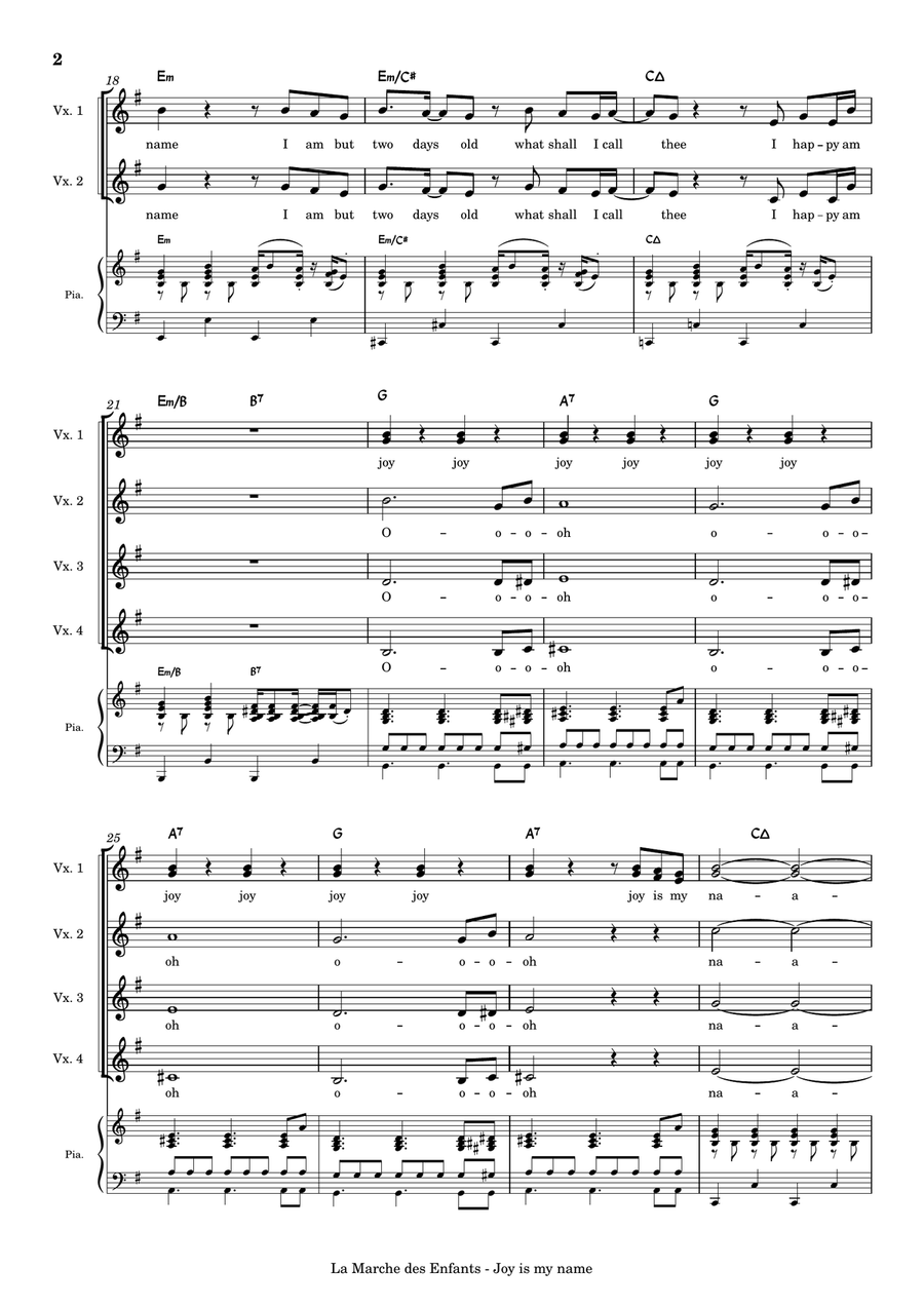 Joy Is My Name Joy Is My Name Choir scores gallery preview page 2