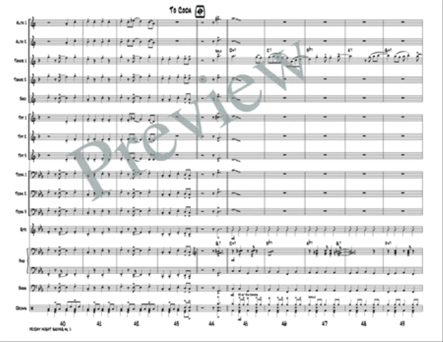 Friday Night Swing Friday Night Swing Jazz Ensemble scores gallery preview page 10