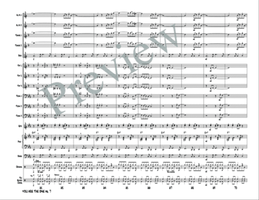 You are the One You are the One Jazz Ensemble scores gallery preview page 12
