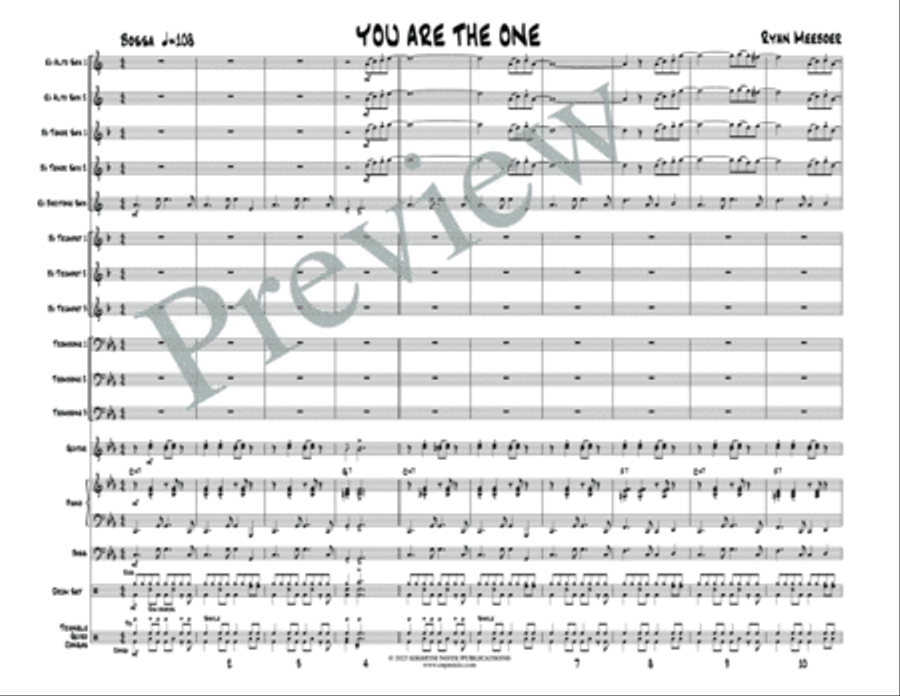 You are the One You are the One Jazz Ensemble scores gallery preview page 6