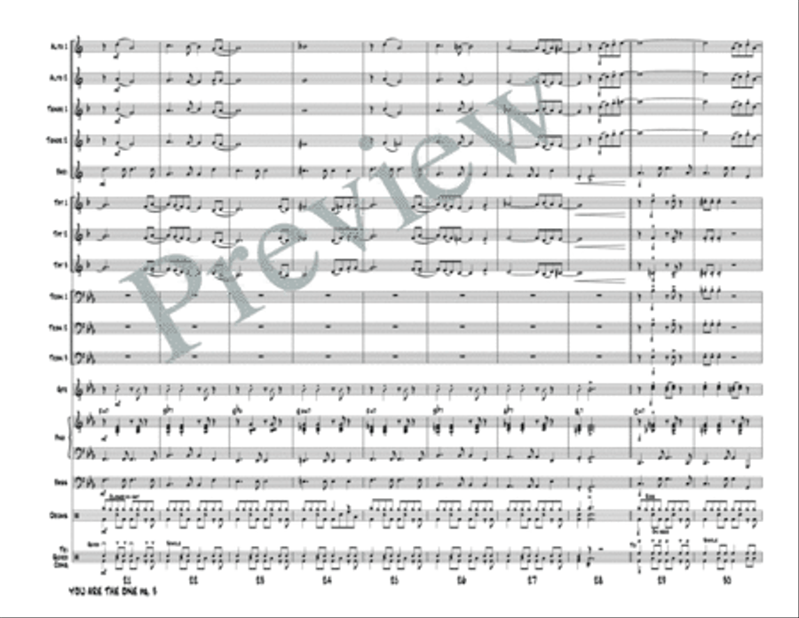 You are the One You are the One Jazz Ensemble scores gallery preview page 8