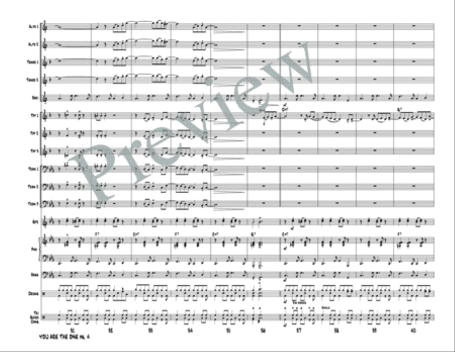 You are the One You are the One Jazz Ensemble scores gallery preview page 9