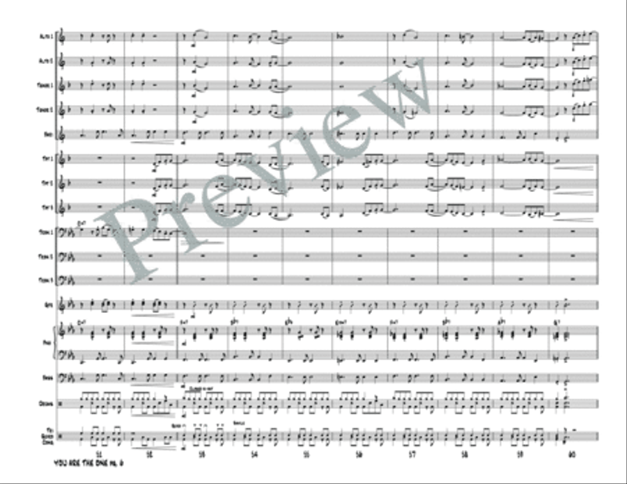 You are the One You are the One Jazz Ensemble scores gallery preview page 11