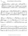 Advent Hymn Medley for Oboe and Piano