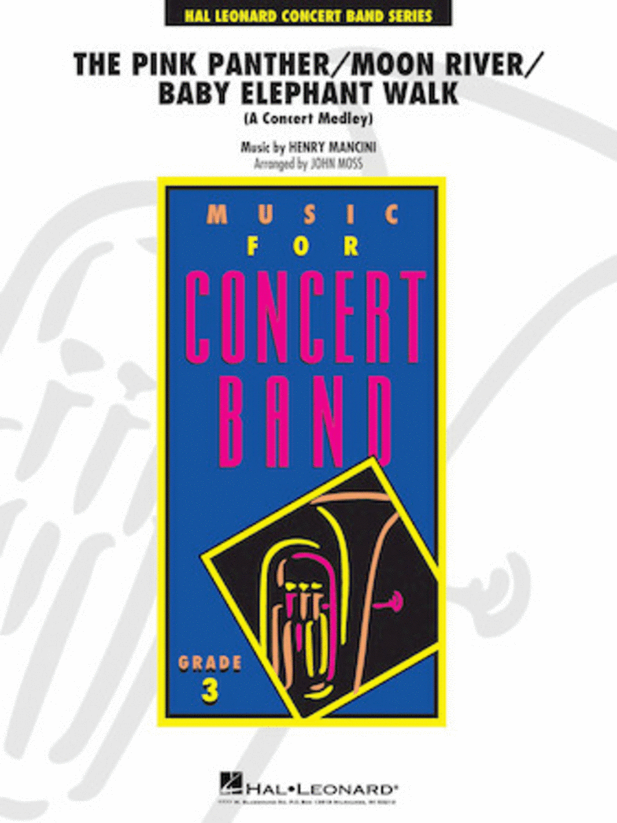 Pink Panther/Moon River/Baby Elephant Walk (Concert Medley) Concert Band scores gallery preview page 1