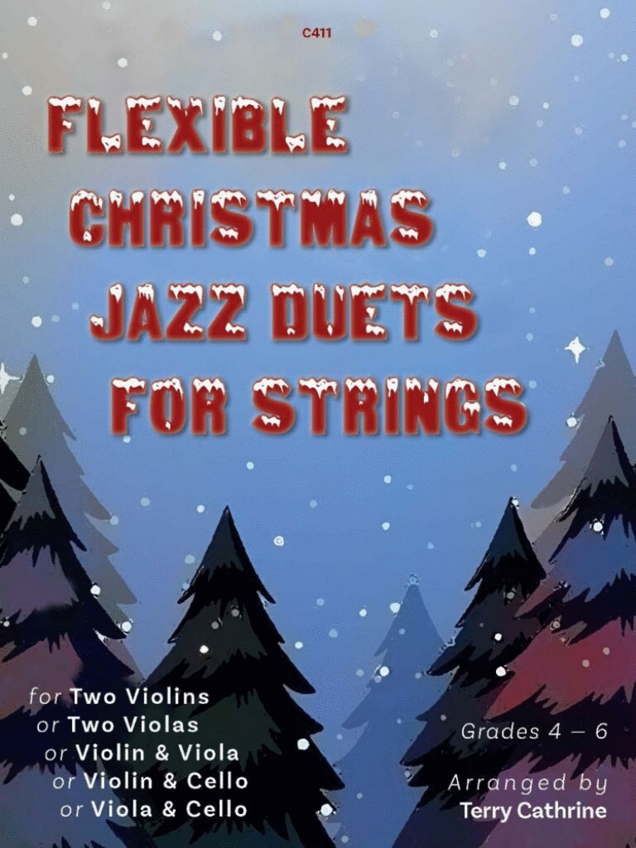 Flexible Christmas Jazz Duets for Strings String Orchestra scores gallery preview page 1