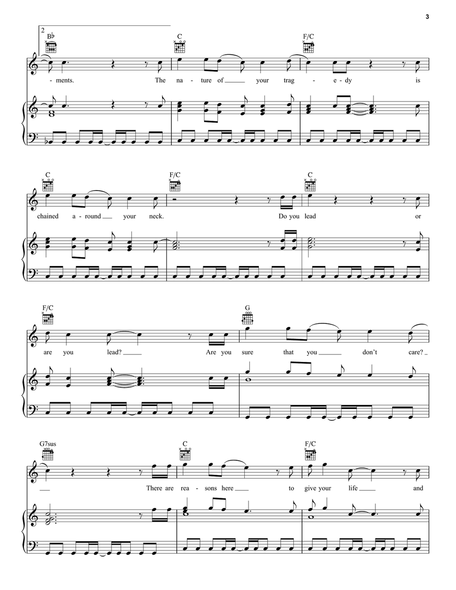 The Stairs The Stairs Piano, Vocal, Guitar scores gallery preview page 3