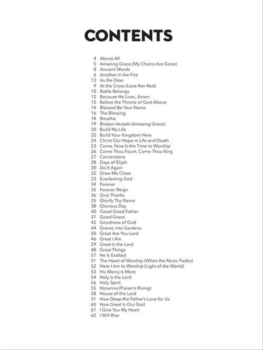 101 Worship Songs for Violin Violin Solo scores gallery preview page 3