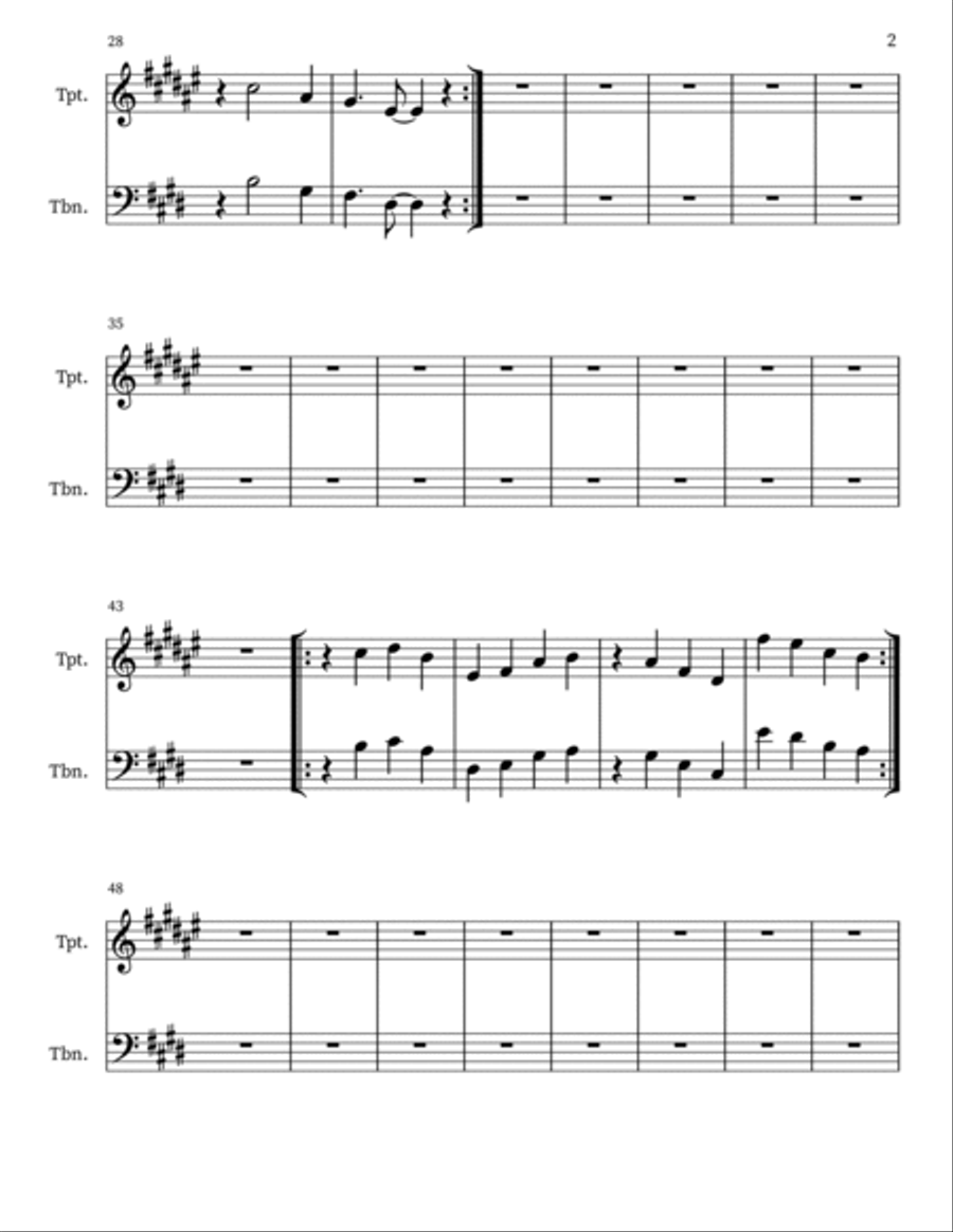 (There's) Always Something There To Remind Me Trumpet Solo scores gallery preview page 2