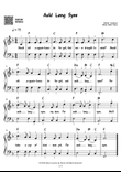 Auld Lang Syne - Christmas Carol [EASY PIANO]