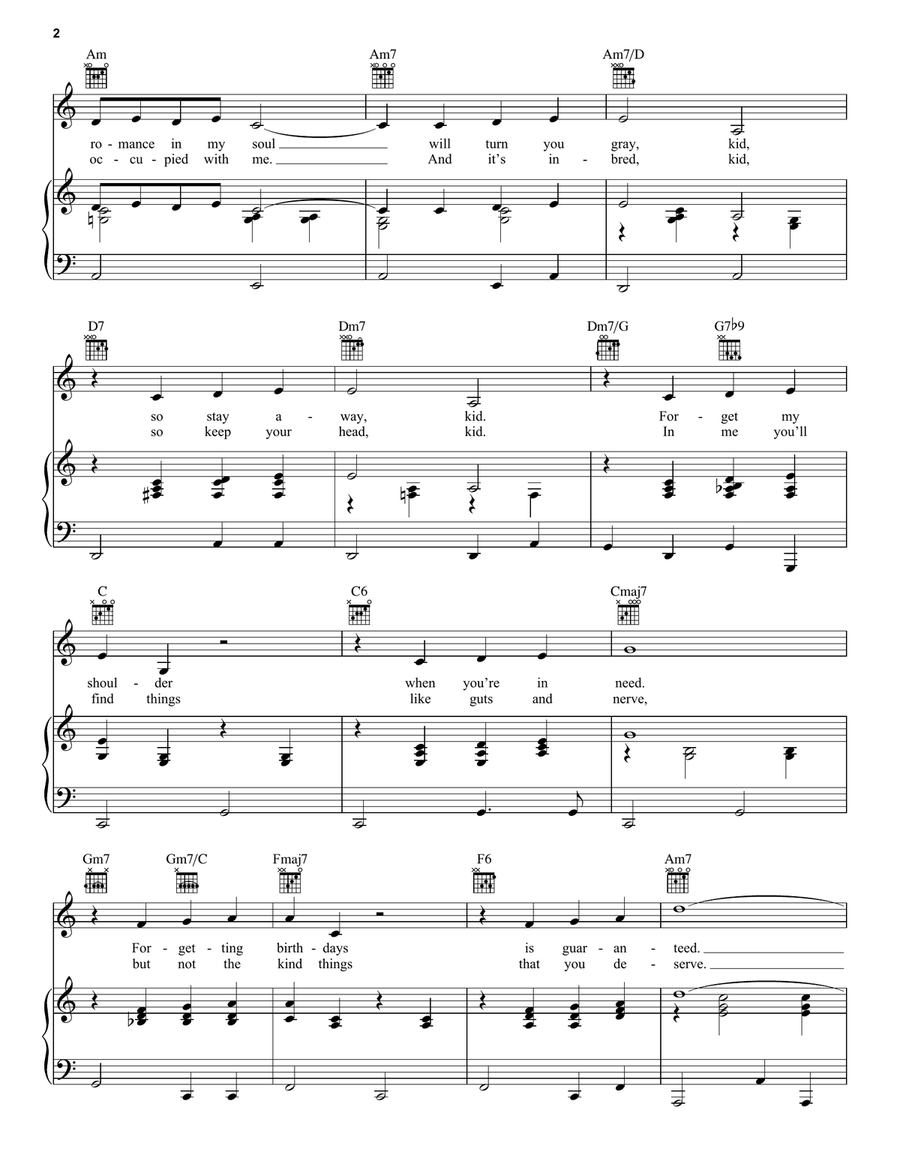 I Won't Send Roses I Won't Send Roses Piano, Vocal, Guitar scores gallery preview page 2