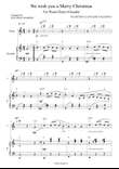 We wish you a Merry Christmas (For Piano Duet - 4 hands)