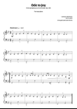 Ode To Joy (easy piano – Bb major)