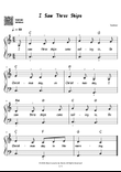 I Saw Three Ships - Christmas Carol [EASY PIANO] mini preview