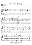 Up on the Housetop - Christmas Carol [EASY PIANO] mini preview