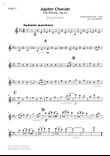 Jupiter Chorale from The Planets - String Quartet (Individual Parts) mini preview