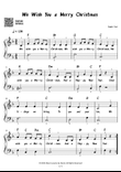 We Wish You a Merry Christmas - Christmas Carol [EASY PIANO] mini preview