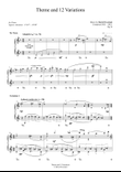 Theme and 12 Variations Op.18
