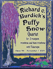 Puffy Snow for 2 trumpets, trombone & bass trombone, Op. 351