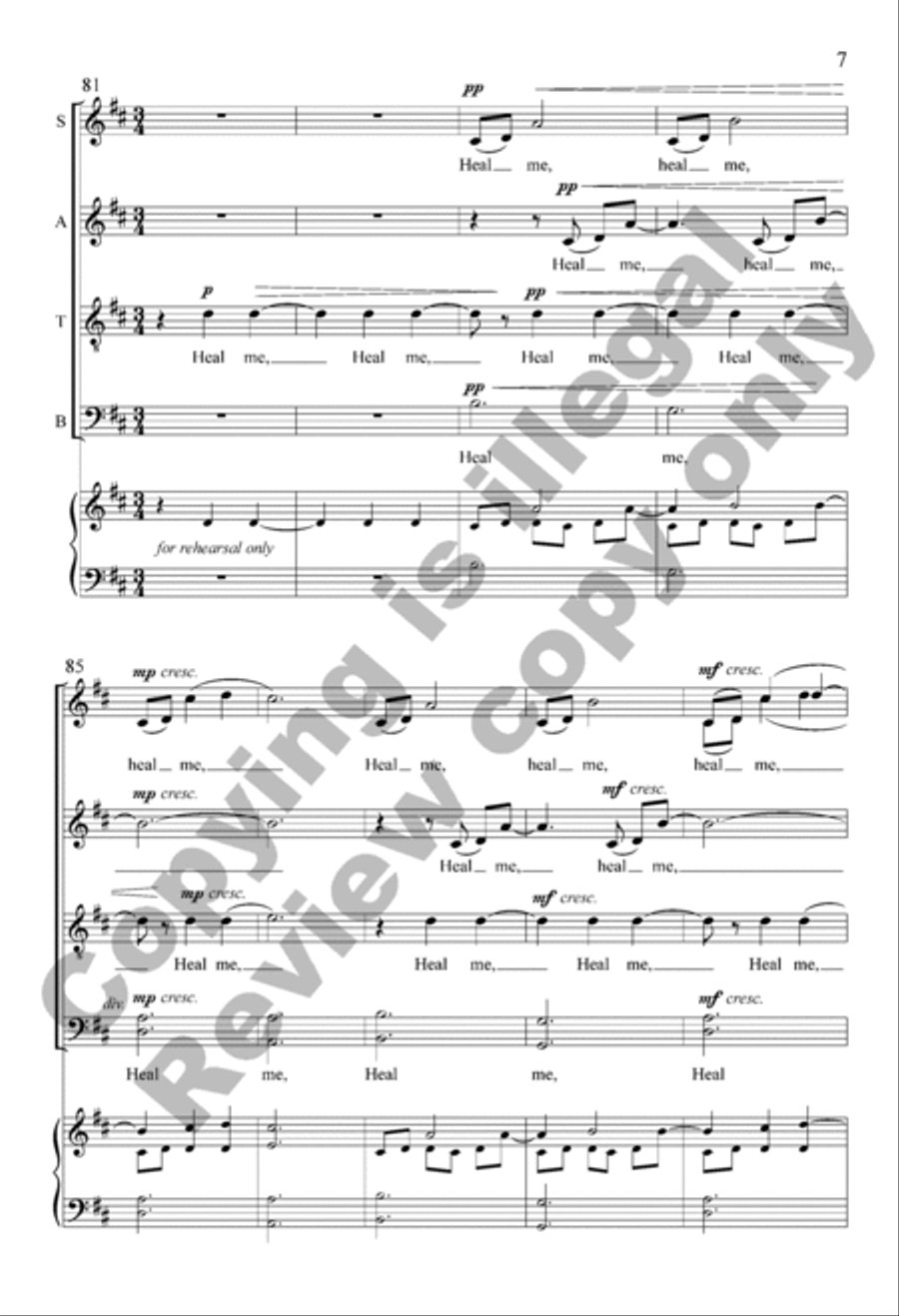 Hear My Voice Hear My Voice 4-Part scores gallery preview page 7