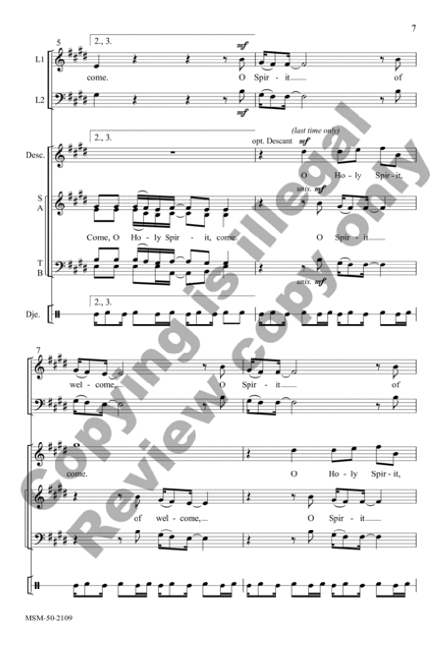 Come and Worship Come and Worship 4-Part scores gallery preview page 7