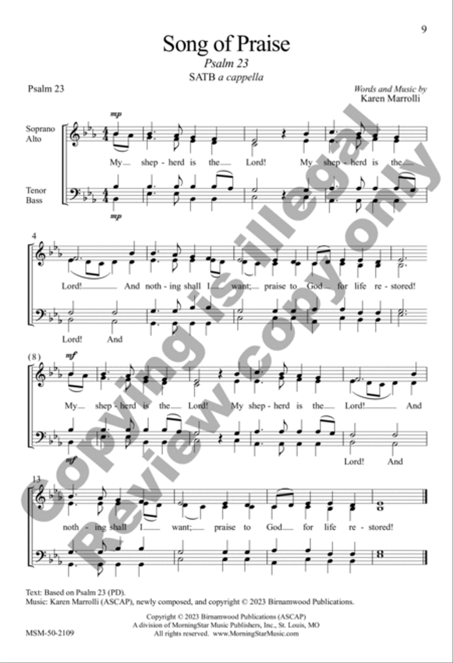 Come and Worship Come and Worship 4-Part scores gallery preview page 9