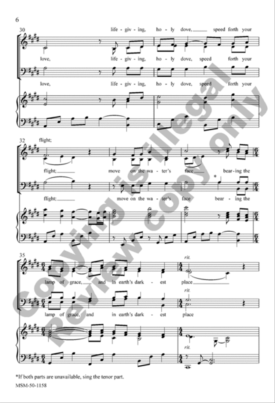 Let There Be Light Let There Be Light 4-Part scores gallery preview page 5