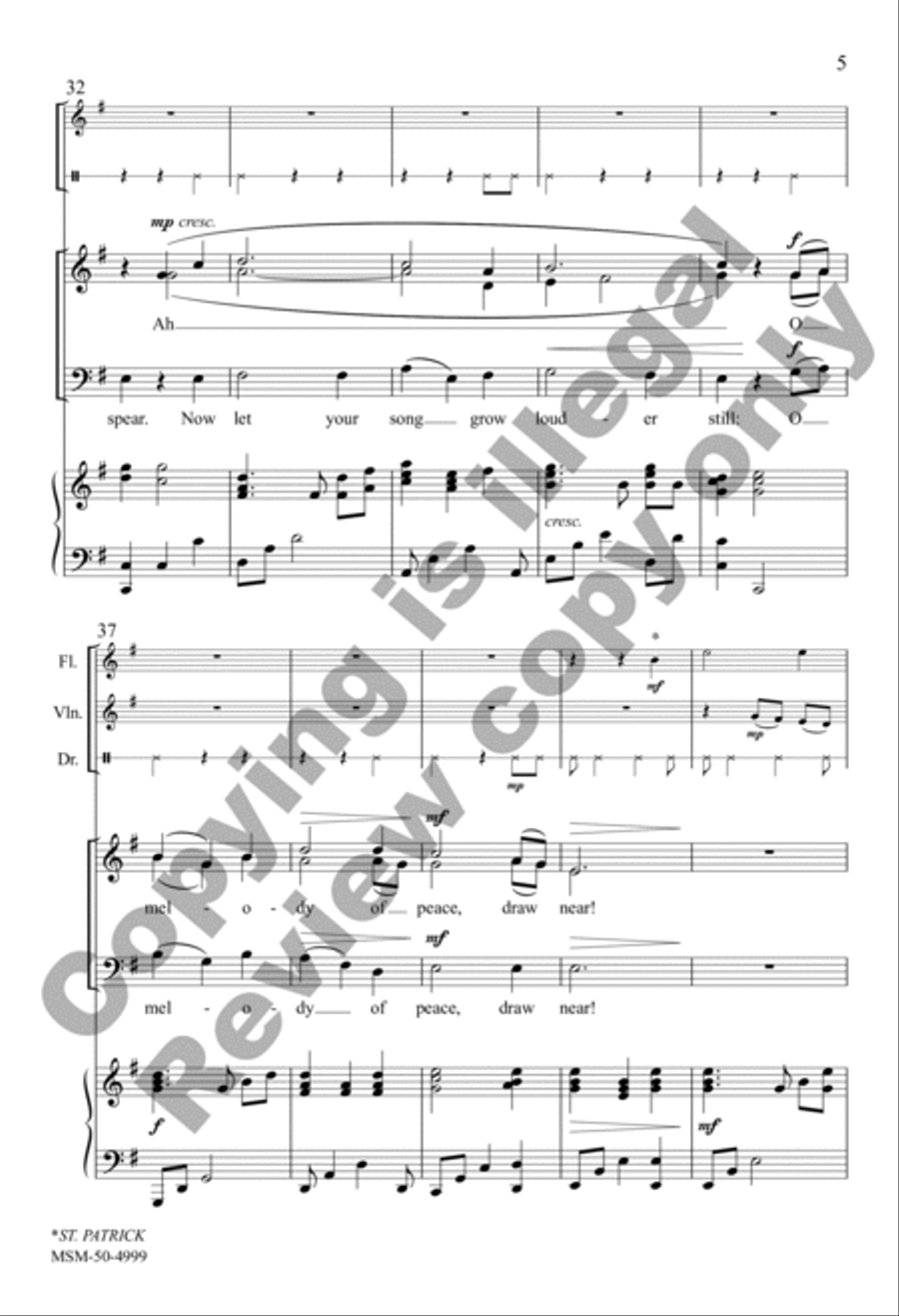 Weave Us In Community (Choral Score) 4-Part scores gallery preview page 5