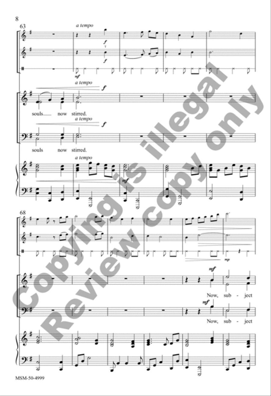 Weave Us In Community (Choral Score) 4-Part scores gallery preview page 8