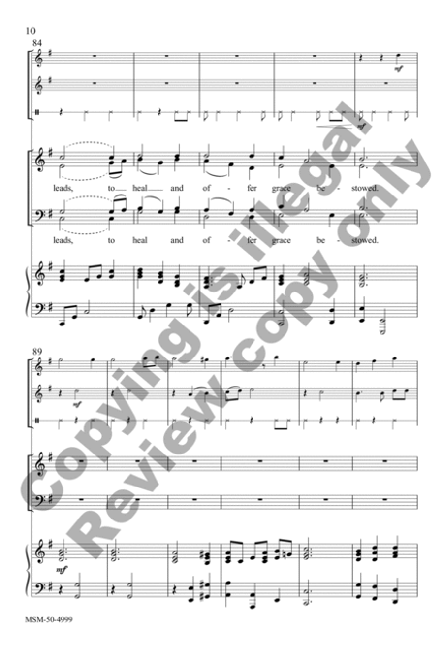 Weave Us In Community (Choral Score) 4-Part scores gallery preview page 10