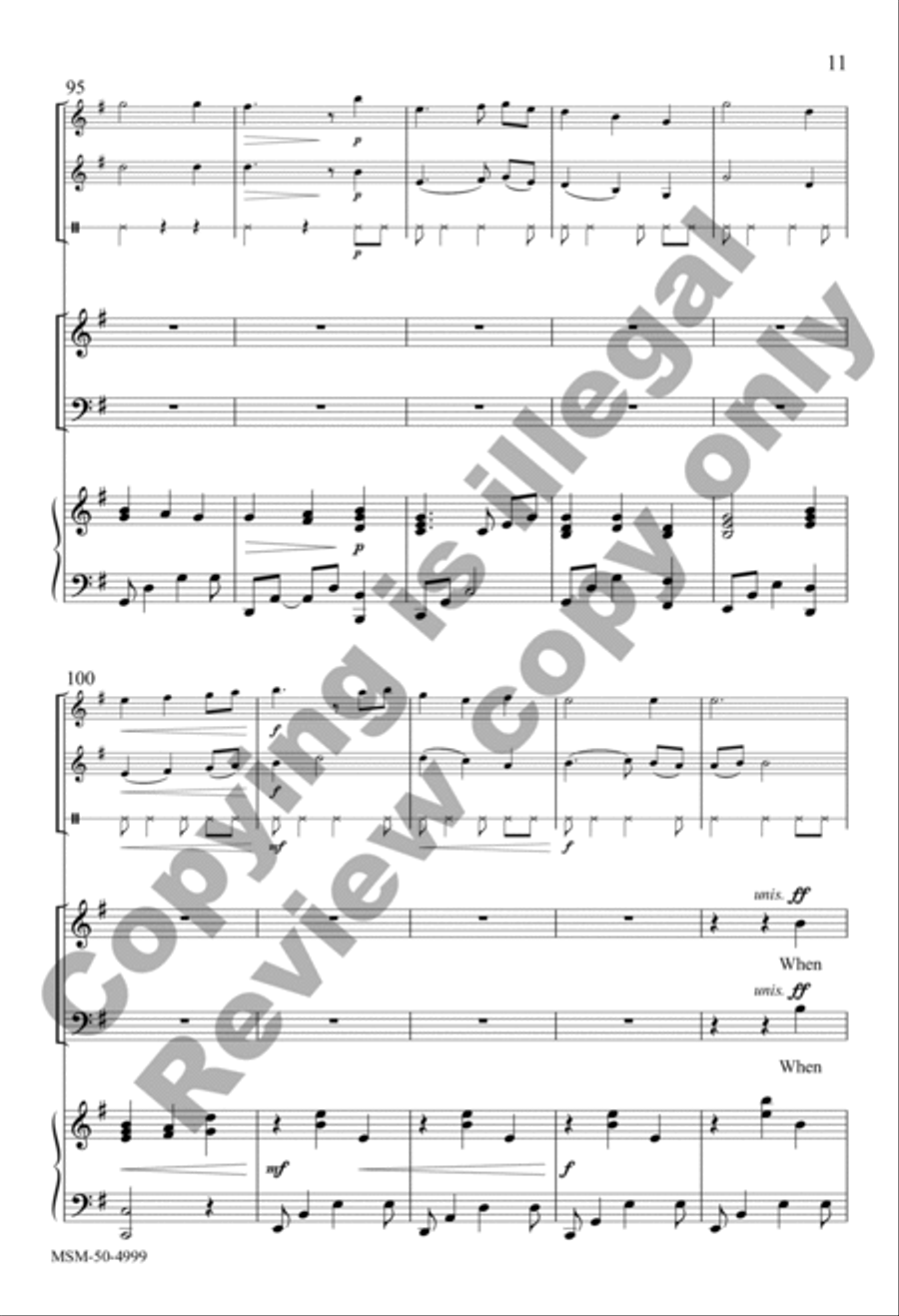 Weave Us In Community (Choral Score) 4-Part scores gallery preview page 11