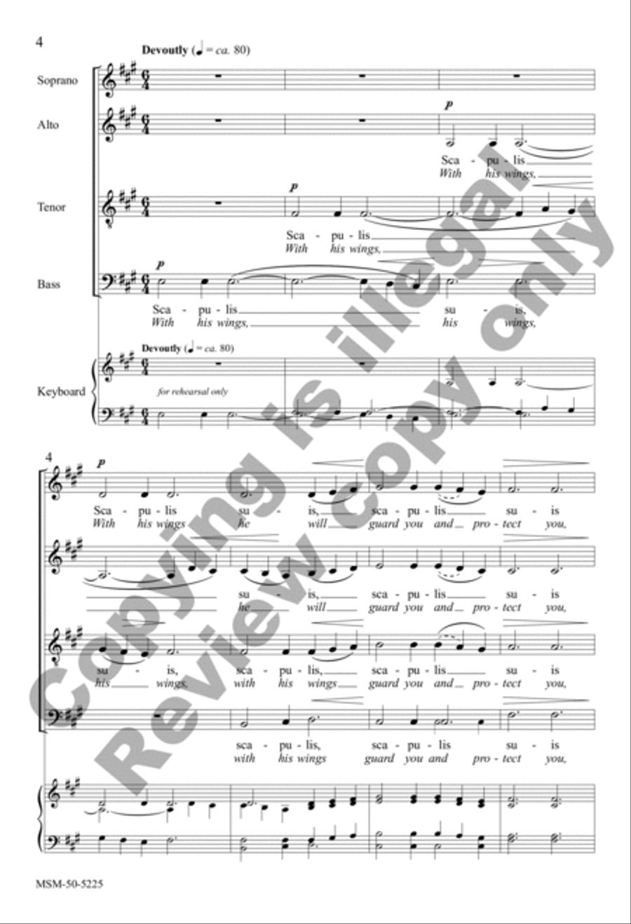Scapulis suis 4-Part scores gallery preview page 3