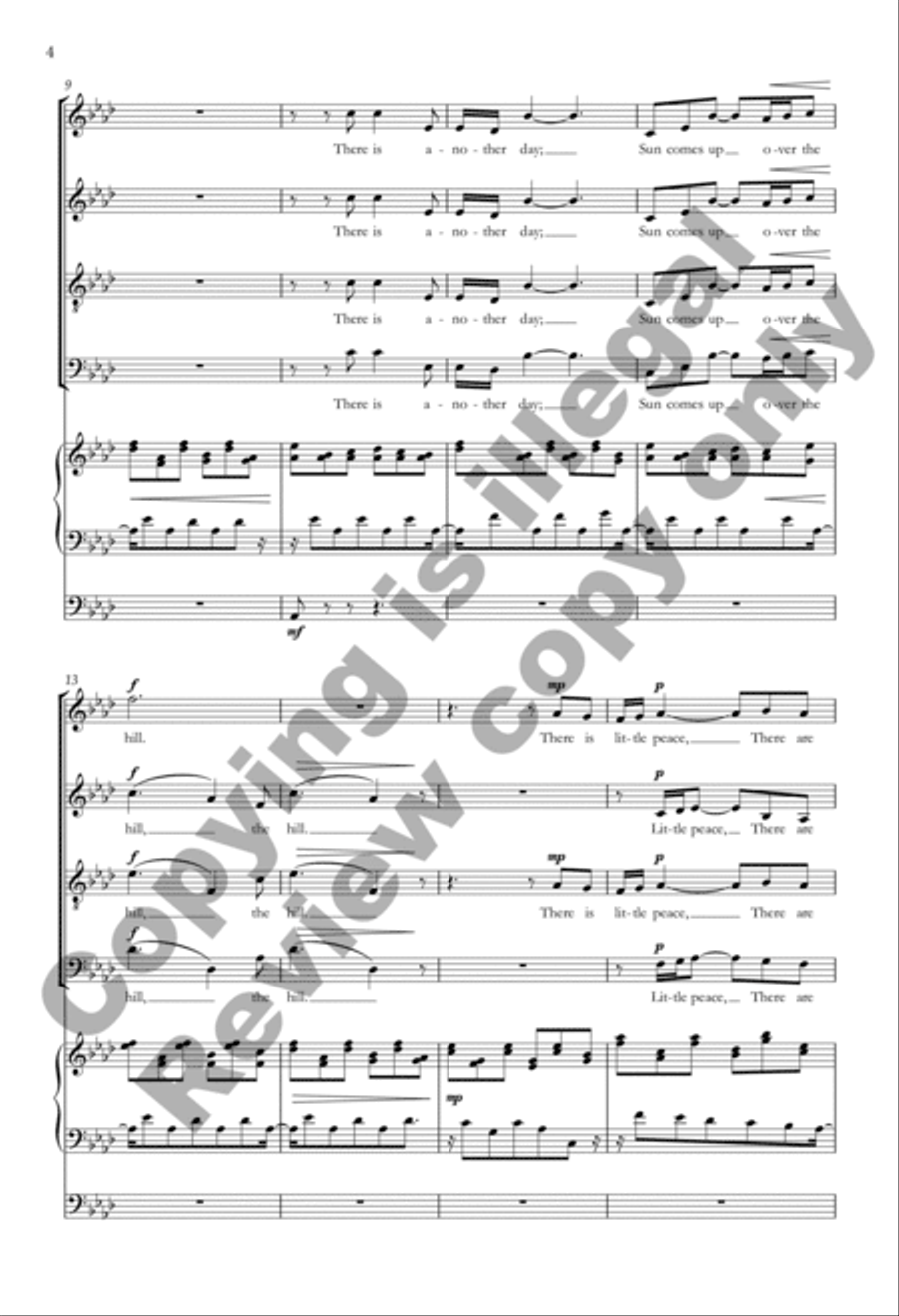 There is Another Day There is Another Day 4-Part scores gallery preview page 3