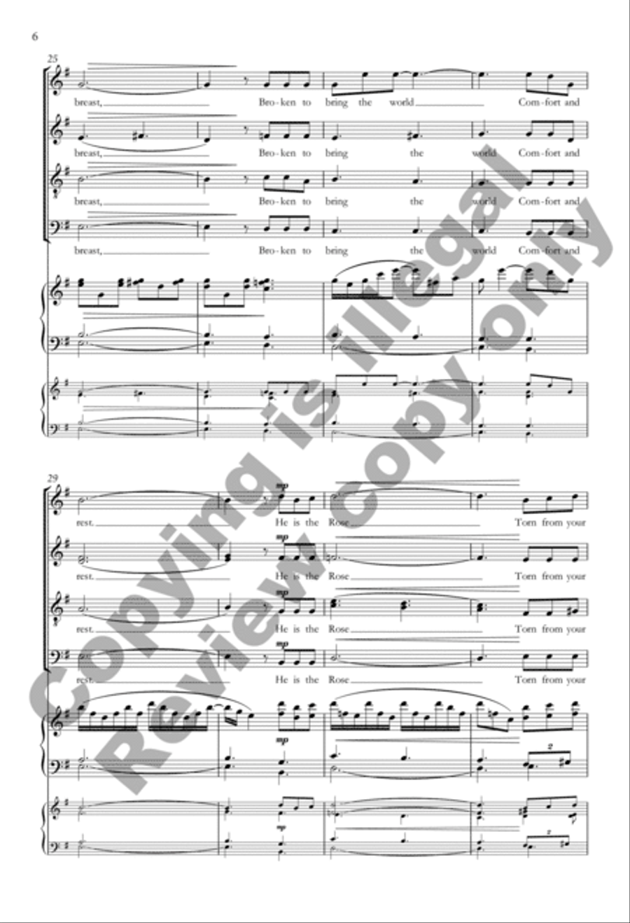 Queen of Heaven Queen of Heaven 4-Part scores gallery preview page 5