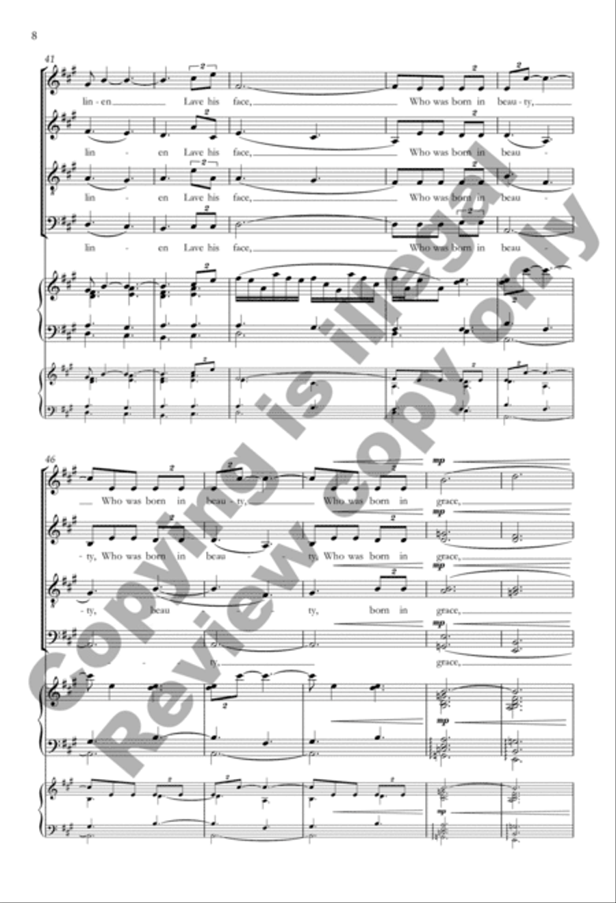 Queen of Heaven Queen of Heaven 4-Part scores gallery preview page 7