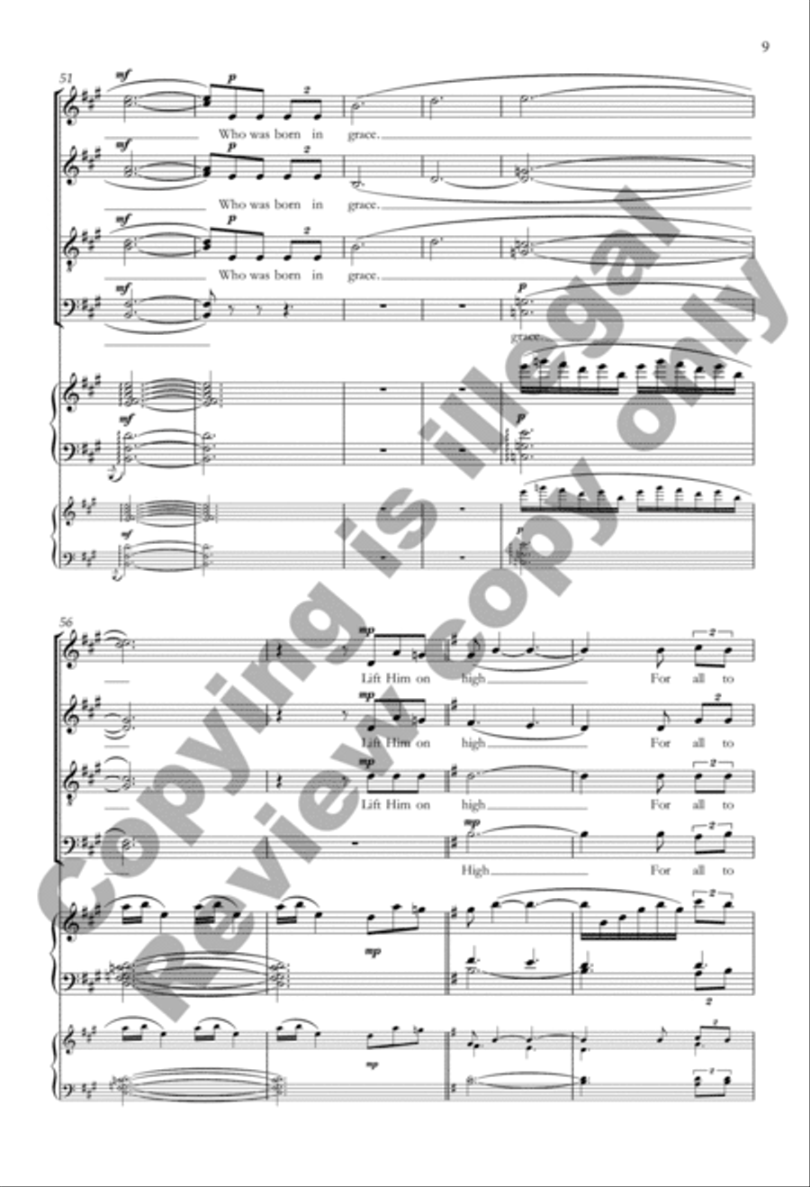 Queen of Heaven Queen of Heaven 4-Part scores gallery preview page 8