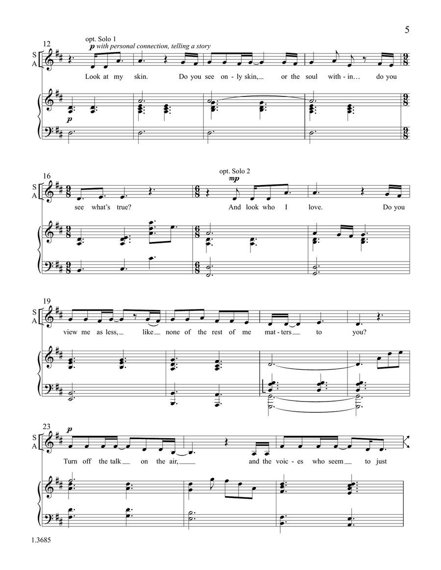 All of Me 4-Part scores gallery preview page 5